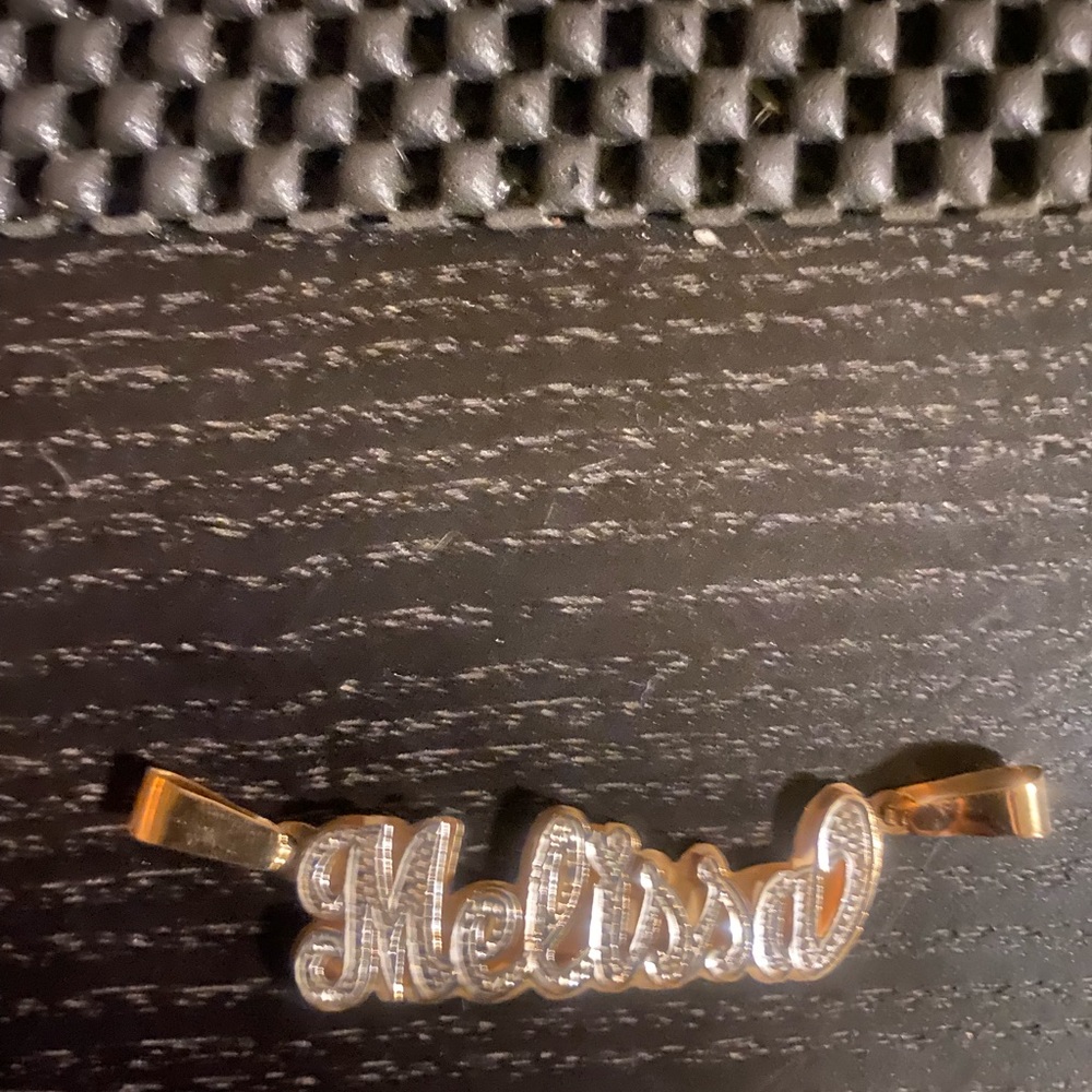 24k gold name plate